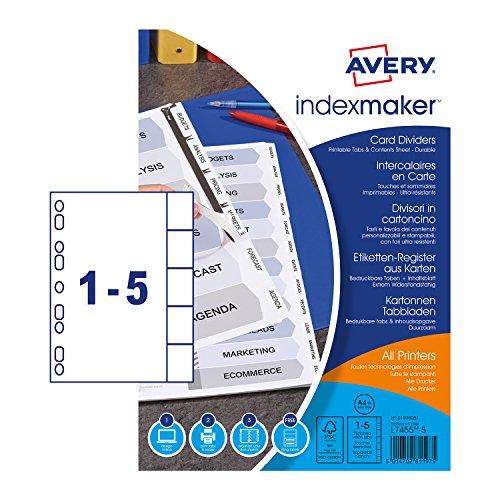 Algopix Similar Product 13 - Avery Dennison A4 ExtraWide 5 Part