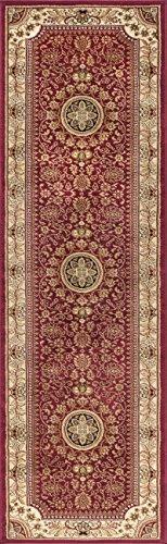Algopix Similar Product 4 - Jayden Traditional Oriental Red Runner