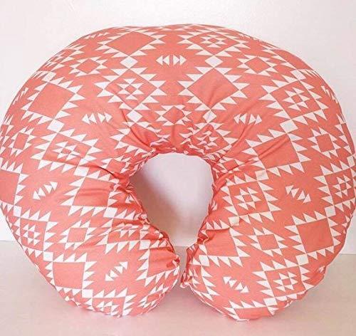Algopix Similar Product 8 - Pink Boho Nursing Pillow Slipcover