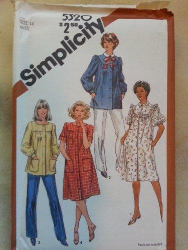 Algopix Similar Product 13 - Simplicity 5320 Misses Smock in Two