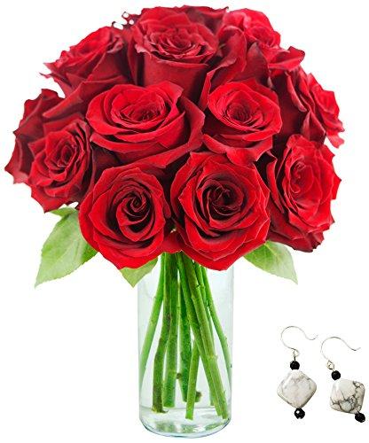 Algopix Similar Product 13 - KaBloom Romantic Red Rose Bouquet 12