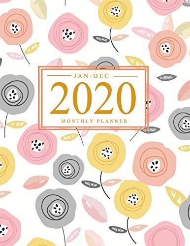 Algopix Similar Product 5 - 2020 Monthly Planner JanDec 12 Months