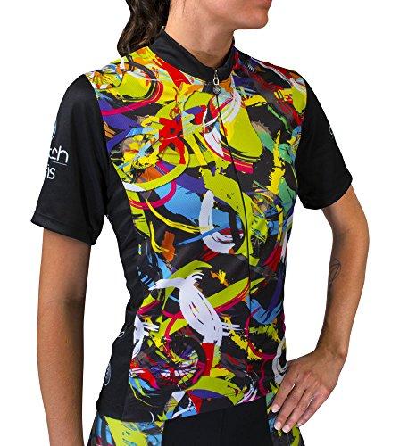 Algopix Similar Product 6 - ATD Womens HideARider Cycling Jersey