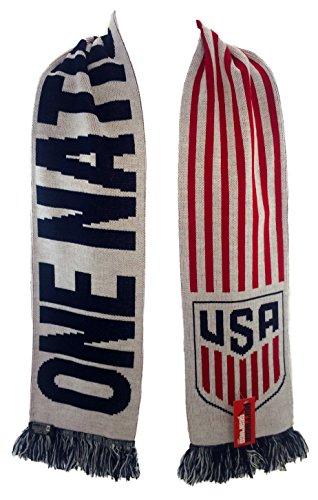 Algopix Similar Product 19 - Official US Soccer Scarf  One Nation