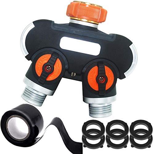 Algopix Similar Product 18 - 2 Way Garden Hose Splitter 360 Whirl
