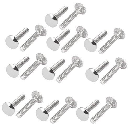 Algopix Similar Product 18 - uxcell M6x35mm 304 Stainless Steel