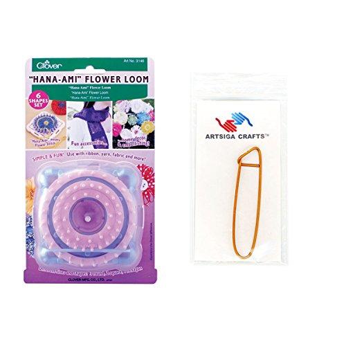 Algopix Similar Product 1 - Clover HanaAmi Flower Loom Bundle with