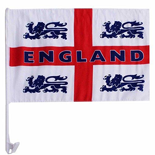 Algopix Similar Product 17 - England 4 Lions Car Flag