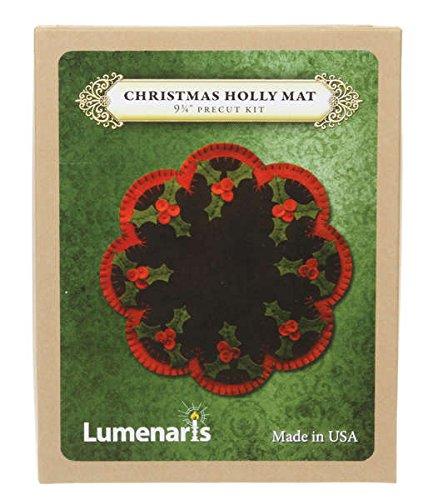 Algopix Similar Product 5 - Christmas Holly Mat Precut Kit  934