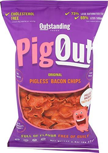 Algopix Similar Product 4 - Pigout Pigless Bacon Chips Original