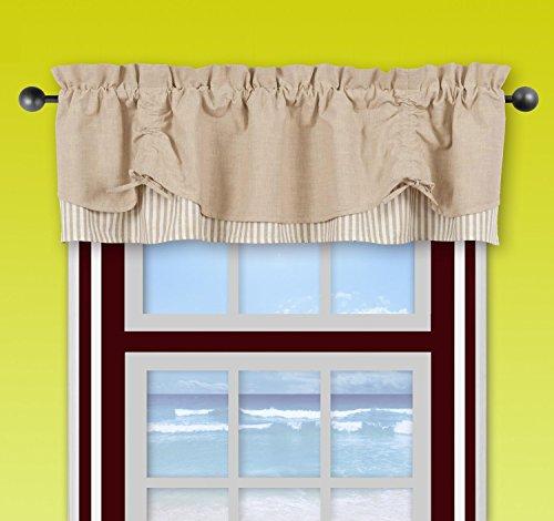 Algopix Similar Product 13 - IHF Window Curtain Valance Au Natural