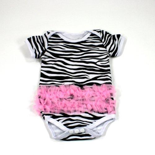Algopix Similar Product 20 - Hairbows Unlimited Zebra Print Onesies