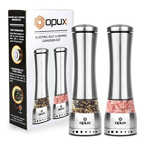 Algopix Similar Product 7 - OPUX Electric Salt and Pepper Grinder