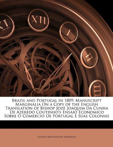 Algopix Similar Product 5 - Brazil and Portugal in 1809 Manuscript