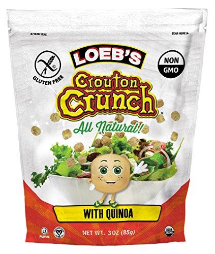 Algopix Similar Product 19 - LOEB'S Crunch, Quinoa Crouton, 3 Ounce