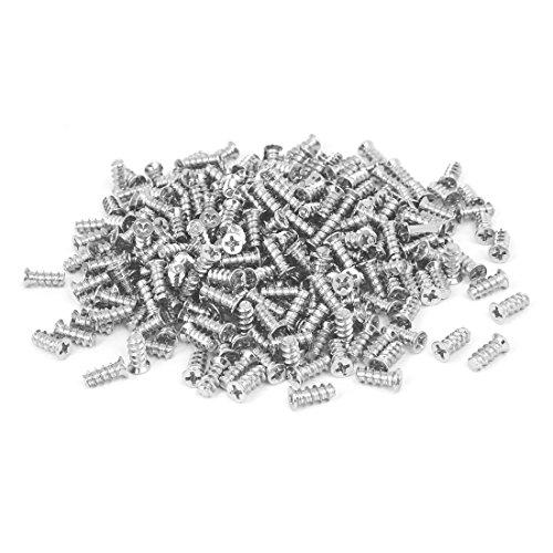 Algopix Similar Product 20 - uxcell M5x12mm Nickel Plated Phillips