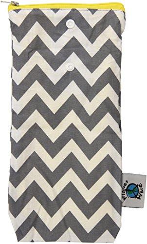 Algopix Similar Product 19 - Planet Wise Wipe Pouch, Gray Chevron