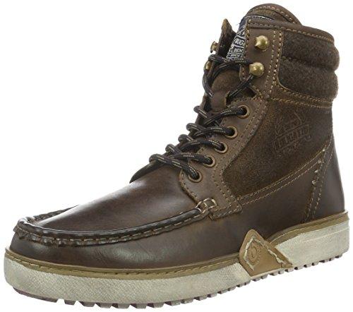 Algopix Similar Product 6 - Bugatti Mens Winter Black Leather Snow