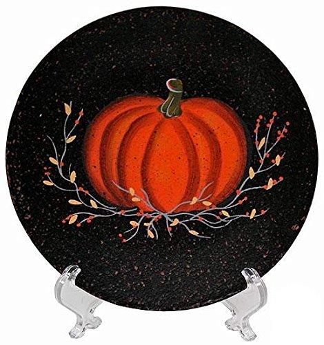 Algopix Similar Product 11 - Set of 2 Hand Painted Harvest Pumpkin