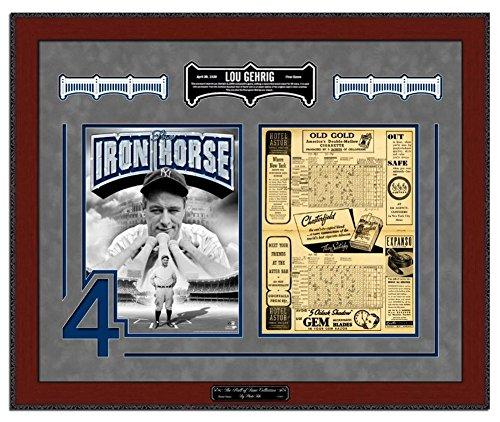 Algopix Similar Product 12 - Lou Gehrig Final Game Replica Scorecard