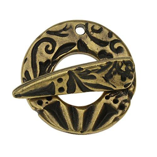Algopix Similar Product 17 - TierraCast Clasp Flora Toggle Clasp