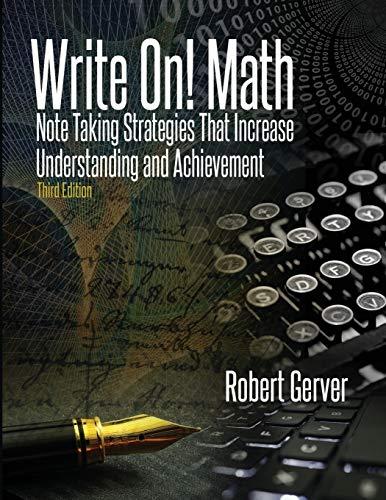 Algopix Similar Product 20 - Write On Math Note Taking Strategies