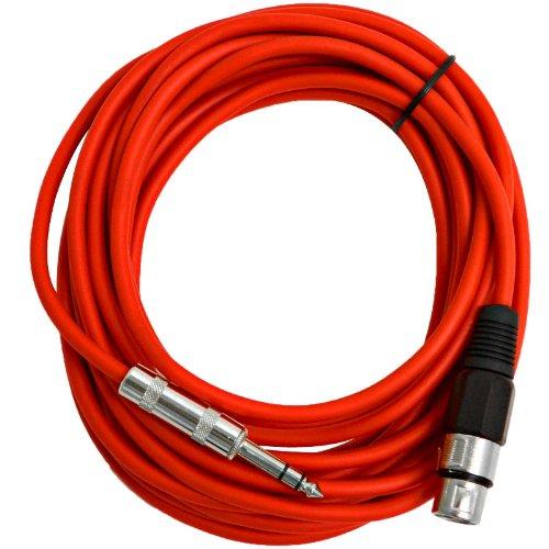 Algopix Similar Product 19 - Seismic Audio  SATRXLF25Red  25 Foot