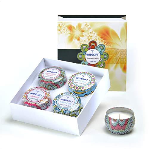 Algopix Similar Product 5 - Wisegift Scented Candles Gift Set of 4