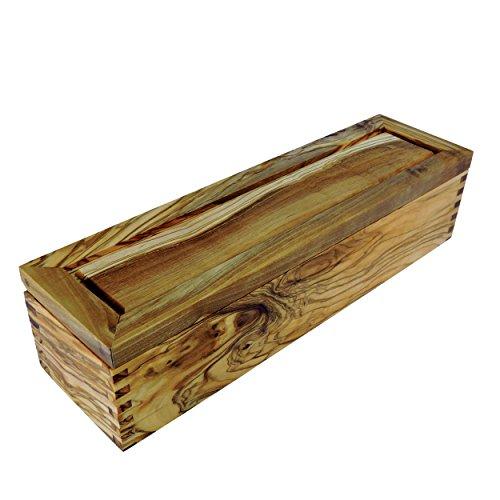 Algopix Similar Product 13 - Enrico 1311 Olive Wood Tea Box, Natural