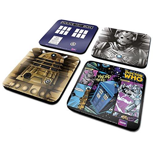 Algopix Similar Product 8 - Doctor Who 4 Set Of Coasters