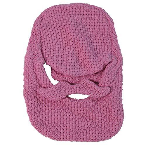 Algopix Similar Product 1 - Pink Edition Beard Head Crochet Hat 