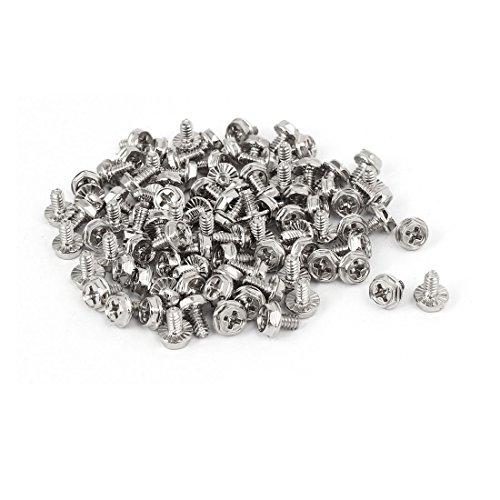 Algopix Similar Product 6 - uxcell 632 Nickel Plated Hex Phillips