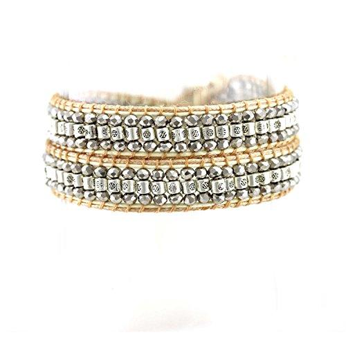 Algopix Similar Product 15 - Balla Bohemian Double Wrap Silver