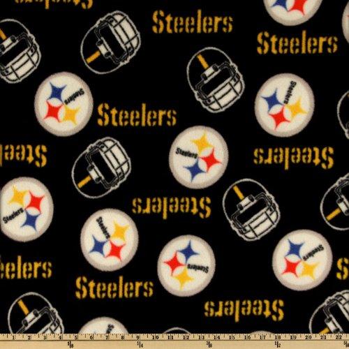 Algopix Similar Product 11 - Fabric Traditions NFL Fleece Pittsburgh