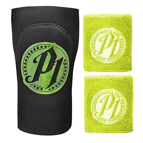 Algopix Similar Product 6 - WWE AJ Styles Green Wristband and Elbow