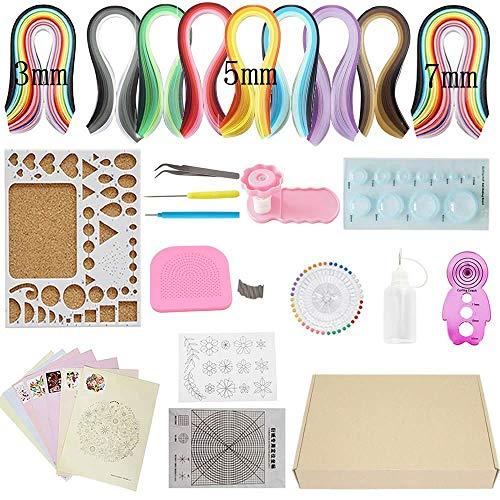 Algopix Similar Product 7 - Quilling Paper Kit 23pcsset 35 Colors