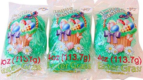 Algopix Similar Product 15 - Easter Grass 4oz Pack Basket Filler