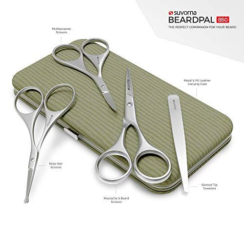 Algopix Similar Product 10 - Suvorna Mens 4 Pcs Facial Hair