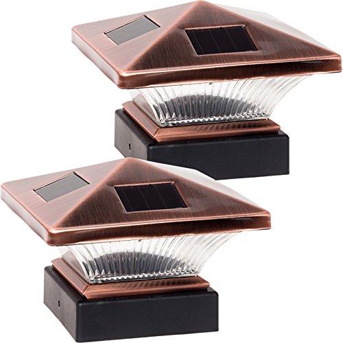 Algopix Similar Product 18 - GreenLighting 2 Pack Siena Solar Post