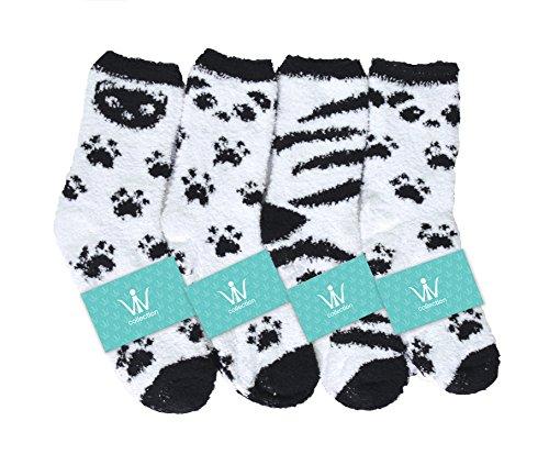 Algopix Similar Product 13 - Fluffy Soft Warm Fuzzy Winter Slipper