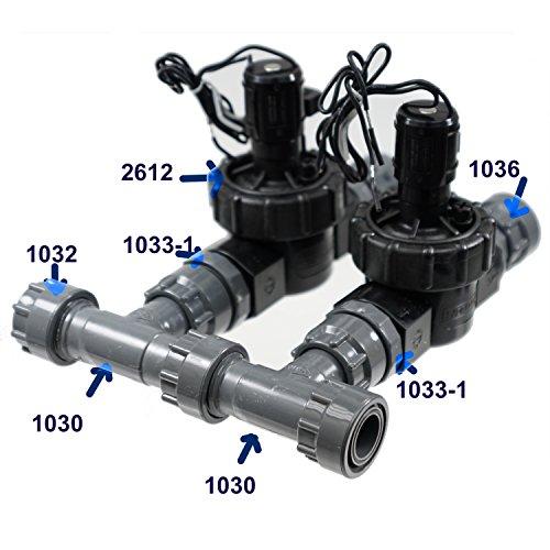 Algopix Similar Product 19 - Drip Depot 2 Zone 24 VAC 1" Manifold Kit