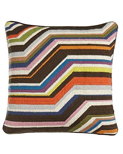 Algopix Similar Product 5 - Bargello Zig Zag Pillow, MULTI COLORS