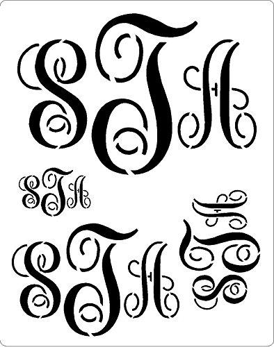 Algopix Similar Product 5 - Designer Stencils Customized Monogram