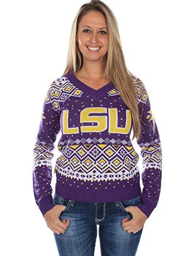 Algopix Similar Product 11 - Women's LSU Tigers Sweater: X-Large