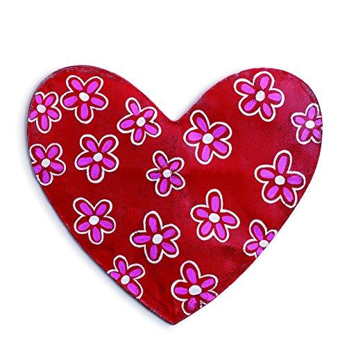 Algopix Similar Product 15 - DEMDACO Red Heart with Flowers Door