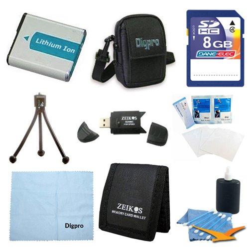 Algopix Similar Product 6 - ENEL19 Battery Kit Tripod 8gb SD Card