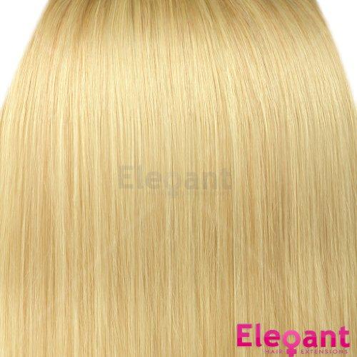 Algopix Similar Product 1 - Clip in Hair Extensions  Light Blonde