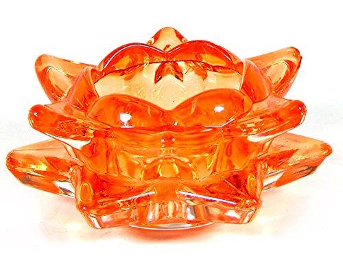 Algopix Similar Product 4 - Orange Lotus Incense Cone Burner Votive