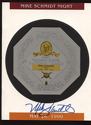 Algopix Similar Product 7 - 1990 Mike Schmidt Night Program