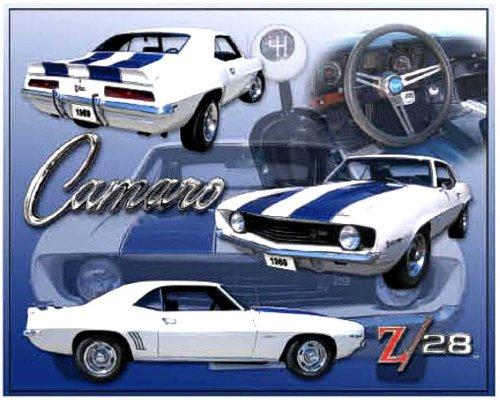 Algopix Similar Product 12 - Chevy Camaro Z28 Metal Sign